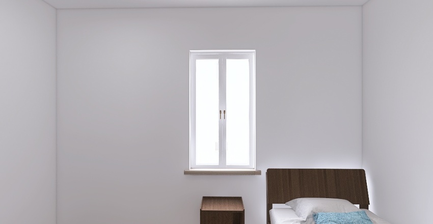 Camera da letto per anziano 3d design renderings