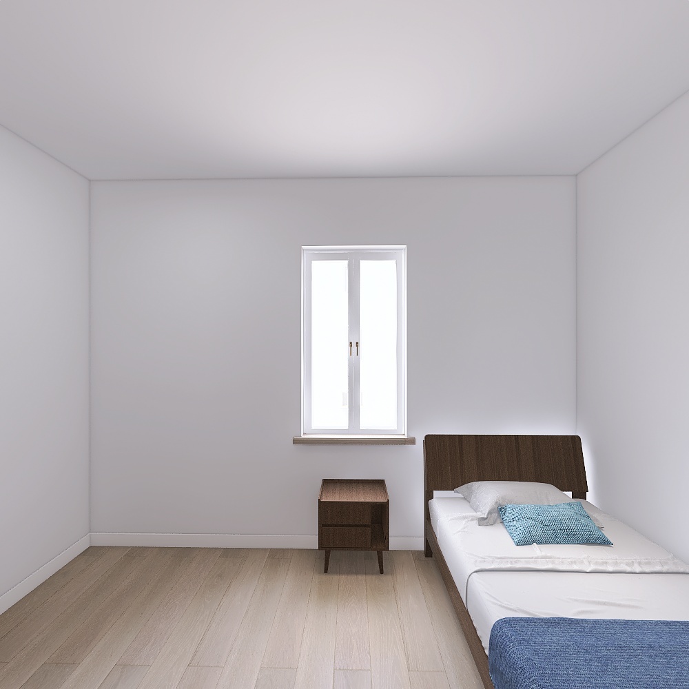 Camera da letto per anziano 3d design renderings