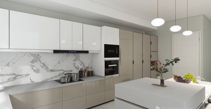 N&G Kitchen C 3d design renderings