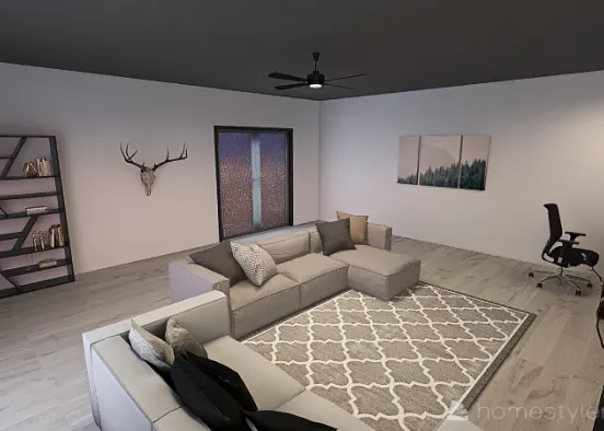 Andrew Gutierrez (Living Room) Design Rendering