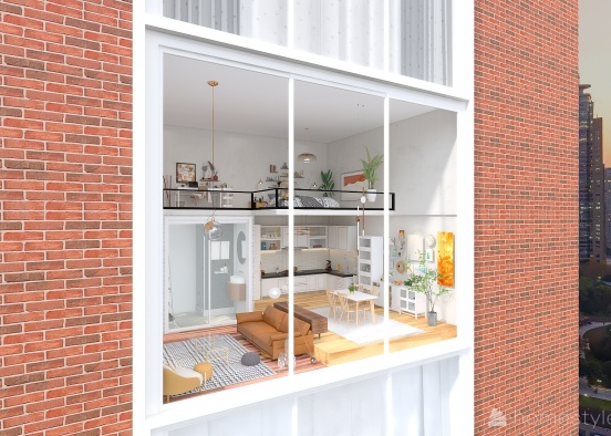 #MiniLoftContest Urban Apartment Design Rendering