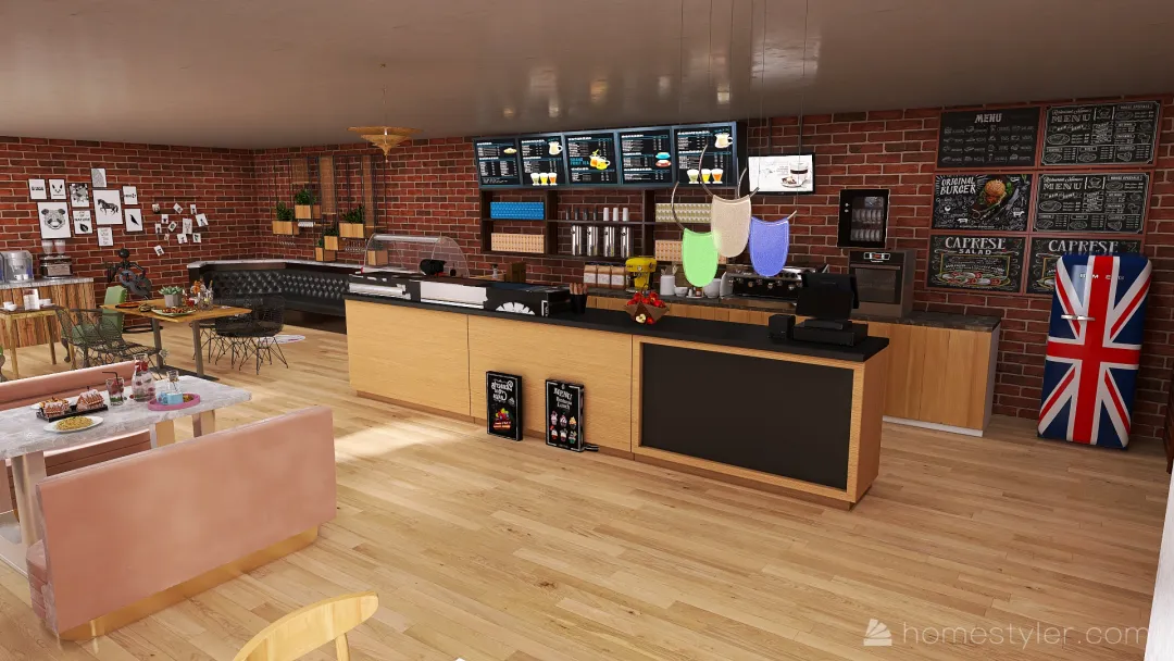 #CafeContest- small 3d design renderings