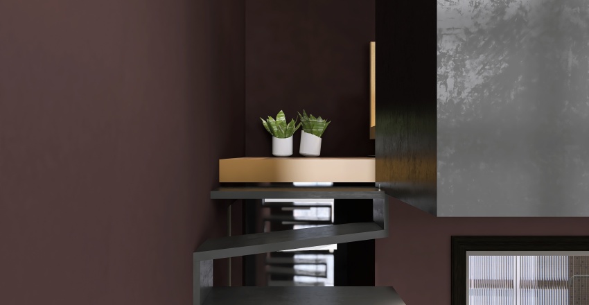 #MiniLoftContest-Сhocolate loft 3d design renderings