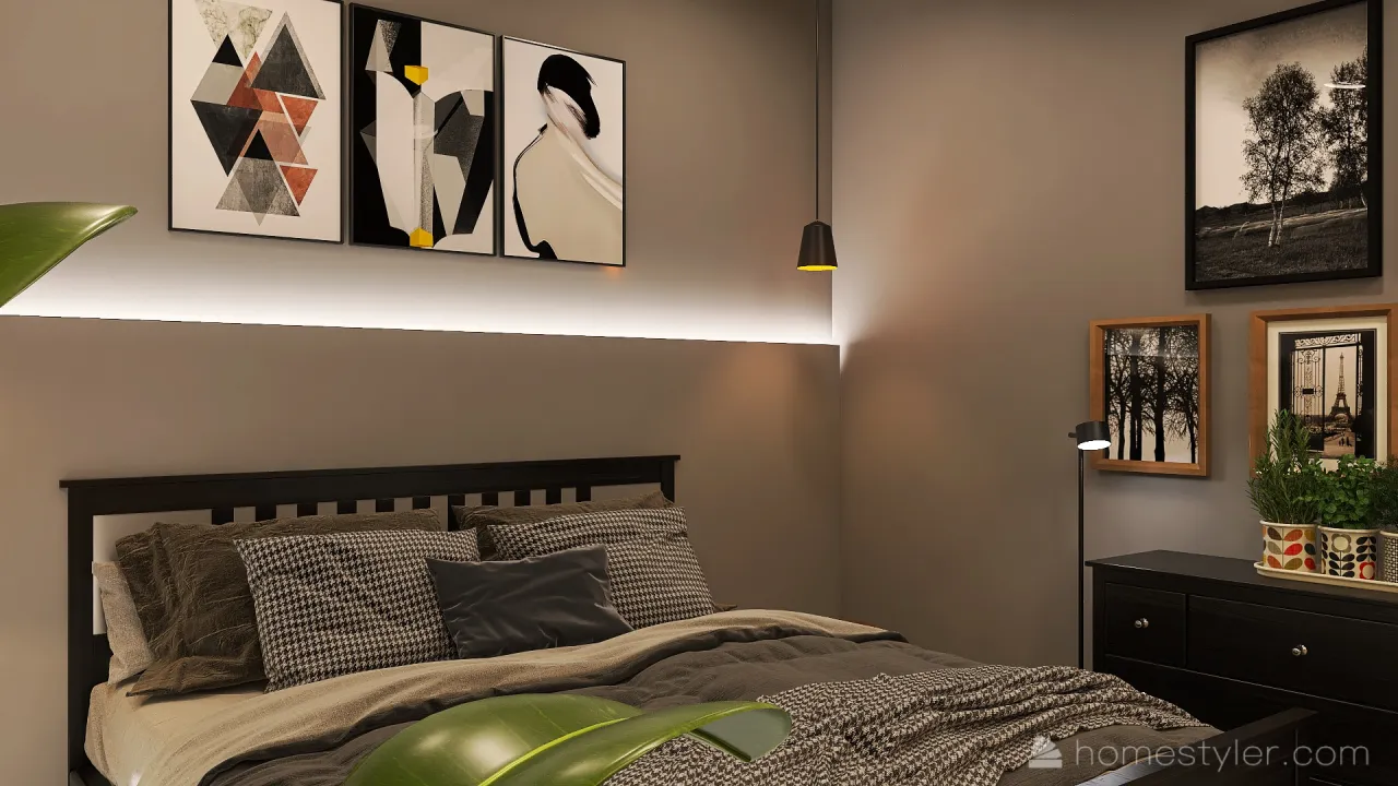 MasterBedroom 3d design renderings