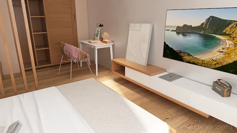 Bedroom for Alyona 3d design renderings