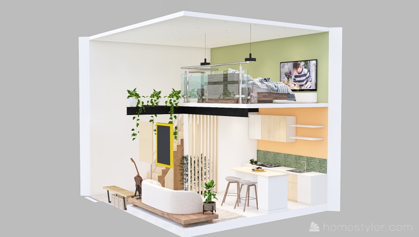 #MiniLoftContest-_Vacation loft 3d design picture 39.78
