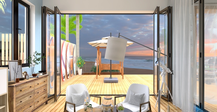 Sun Room 3d design renderings
