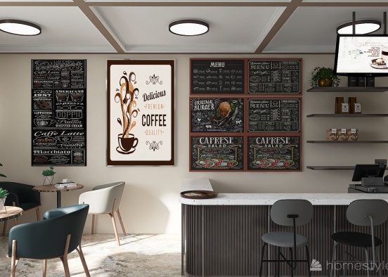 Copy of Кафе Design Rendering