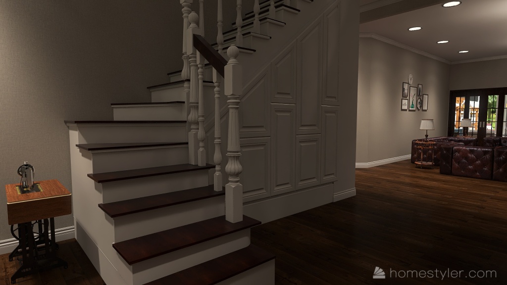 Stairwell 3d design renderings