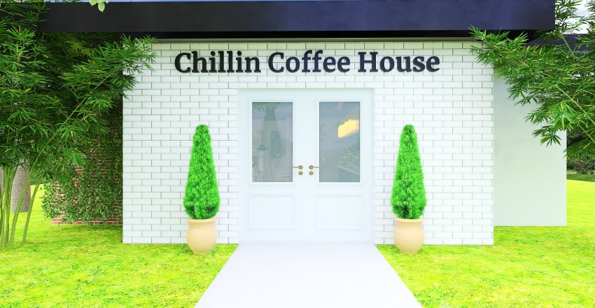 Chillin Coffee House #CafeContest 3d design renderings