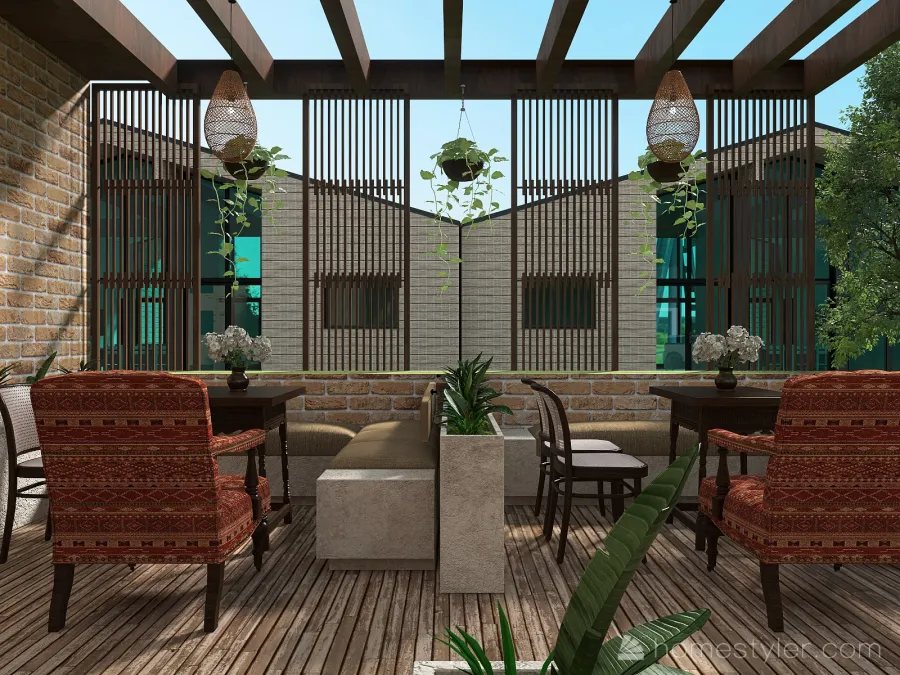 #CafeContest - C.C Cafe 3d design renderings