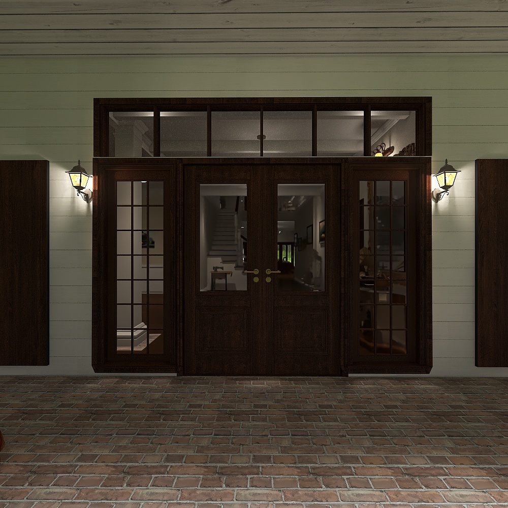 Front Porch 3d design renderings