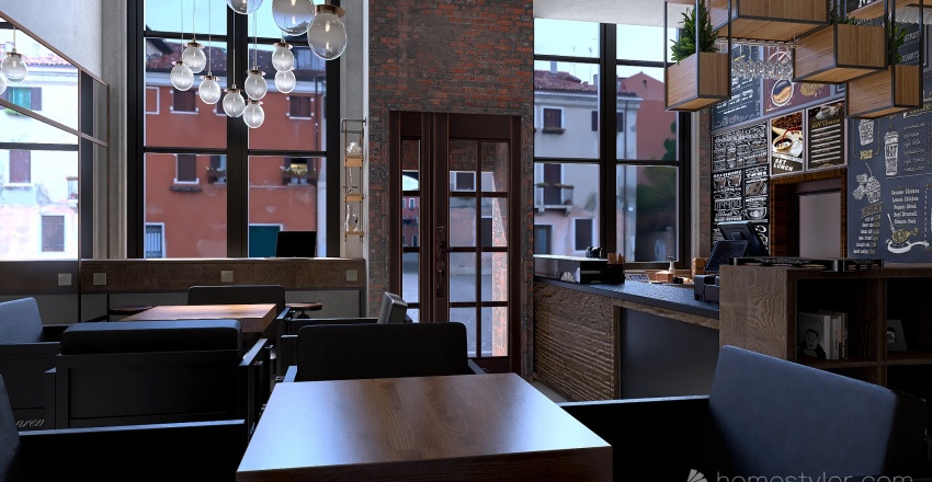 #CafeContest  /Book cafe/ 3d design renderings