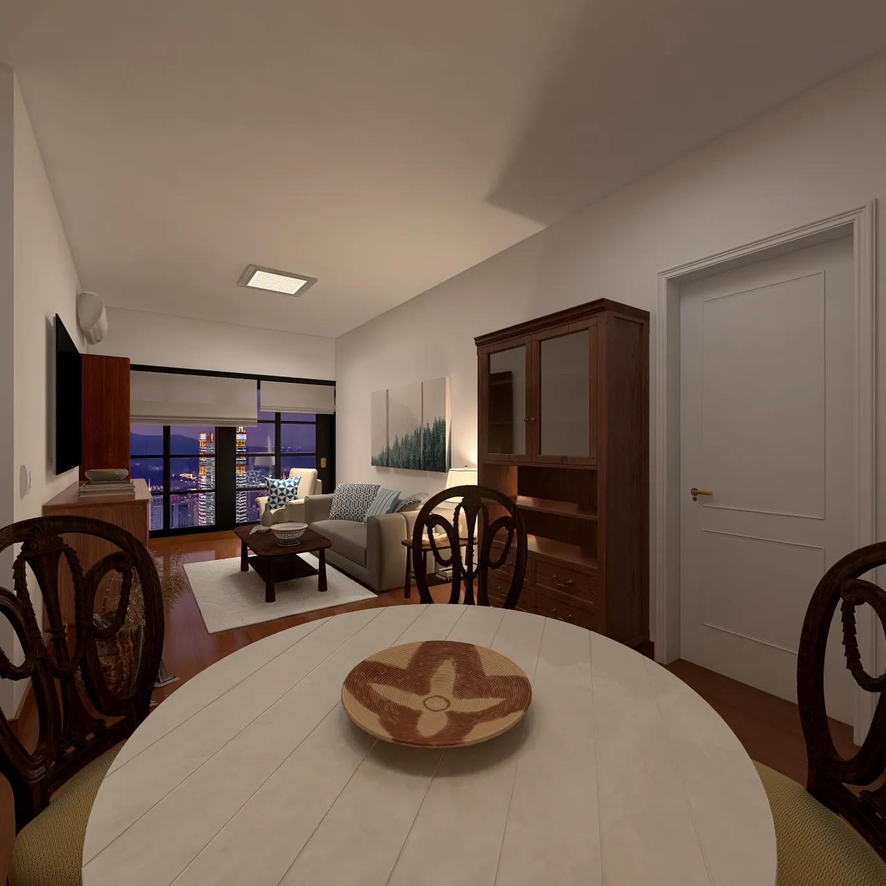 SALA NOVO LEBLON 3d design renderings