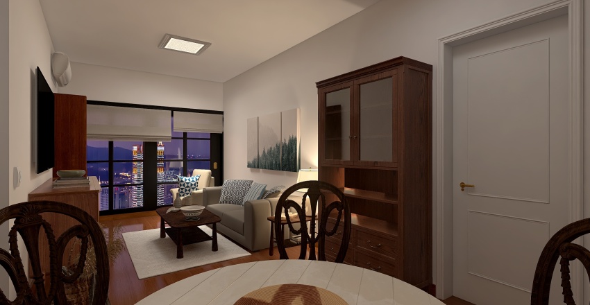 SALA NOVO LEBLON 3d design renderings