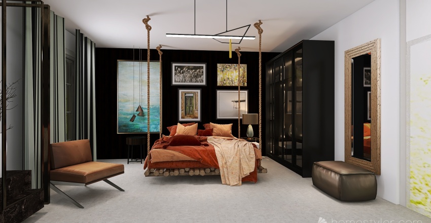 Master bedroom 3d design renderings