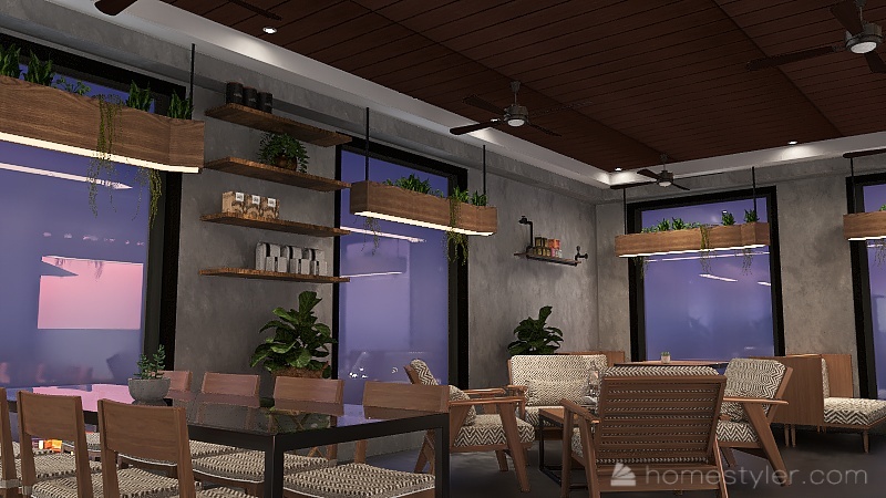 #CafeContest - Organic 3d design renderings