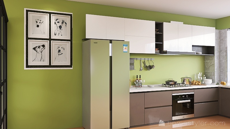 "Fancy Kitchen" 3d design renderings