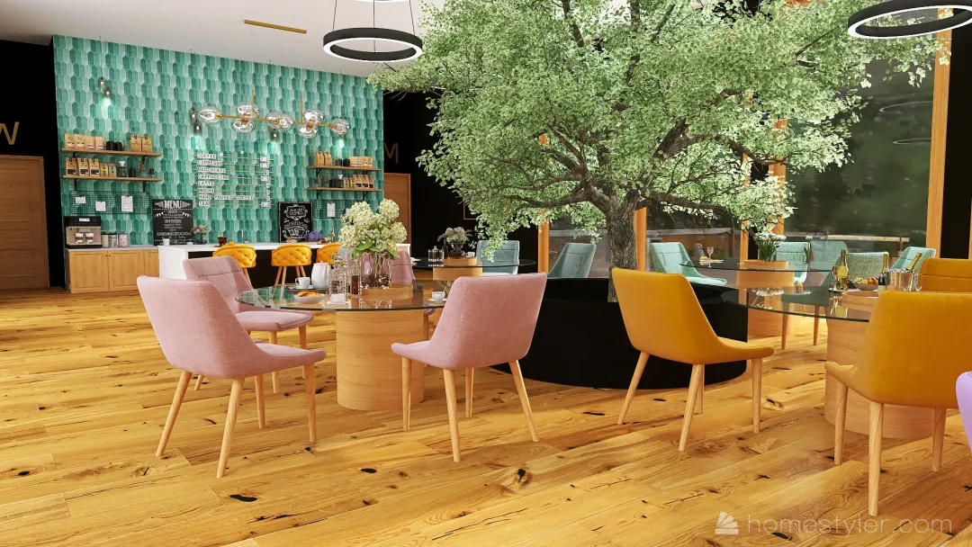 #CafeContest Coffee Bloom 3d design renderings