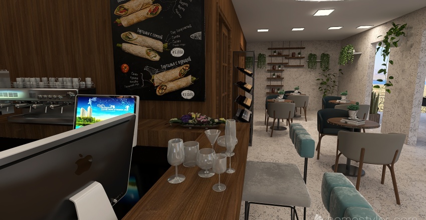 #Cafe Contest cafe relaxante 3d design renderings