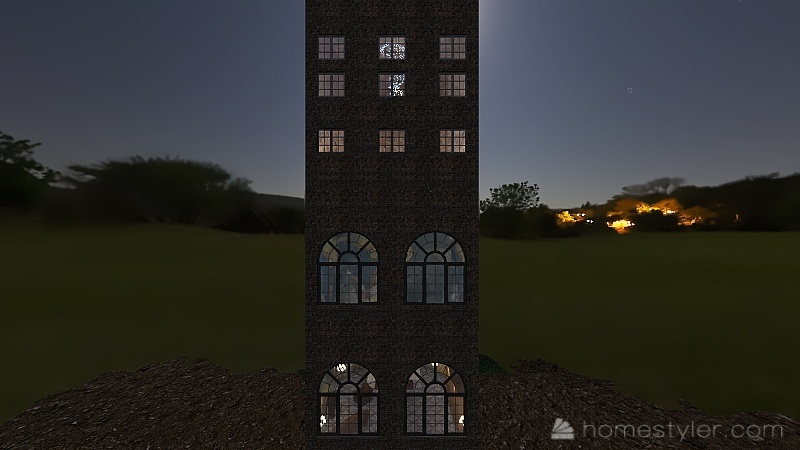 high tower for my friend Abby 3d design renderings