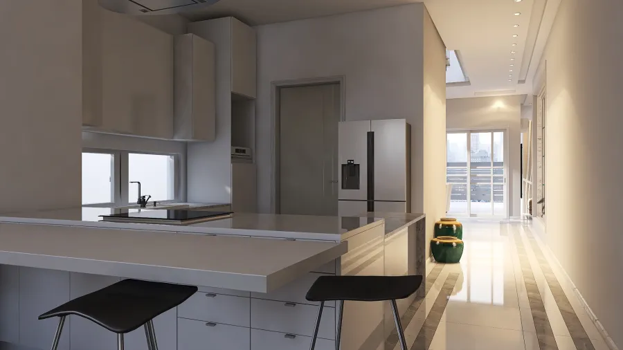 Modern Kitchen1 3d design renderings