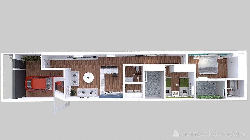 Casa Livre 3d design renderings
