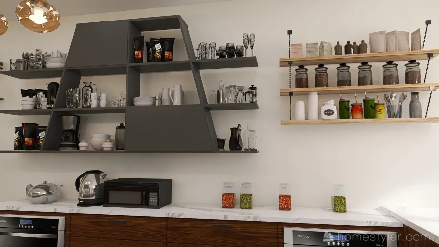 #CafeContest Coffee Point 3d design renderings