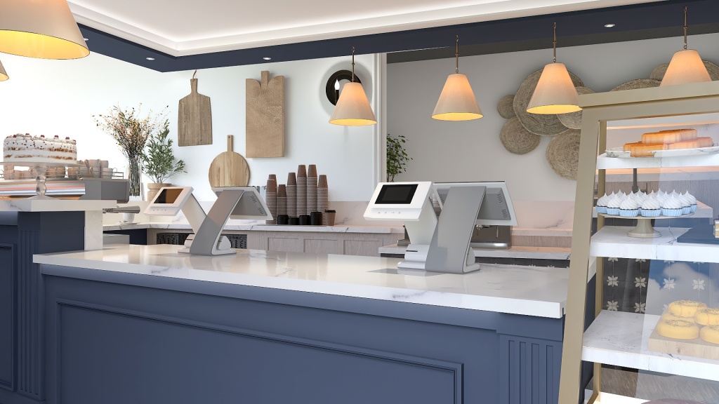 #CafeContest - Le Dôme Café 3d design renderings