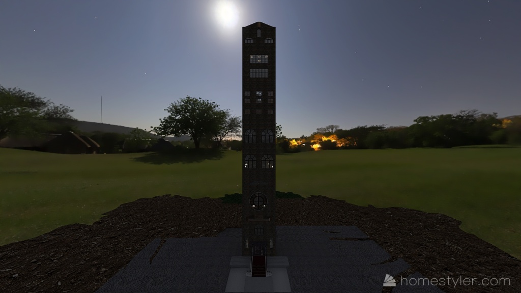 high tower for my friend Abby 3d design renderings