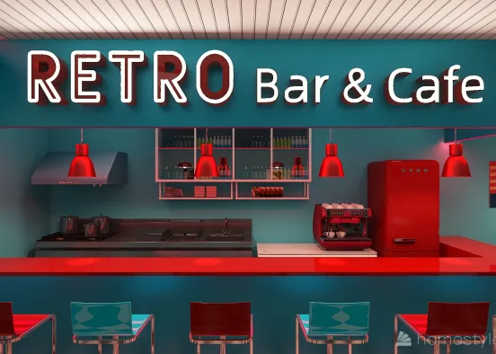 #CafeContest- RETRO Design Rendering