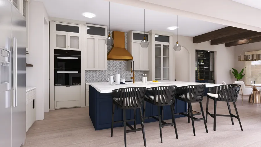 Hawkinson Kitchen 3d design renderings