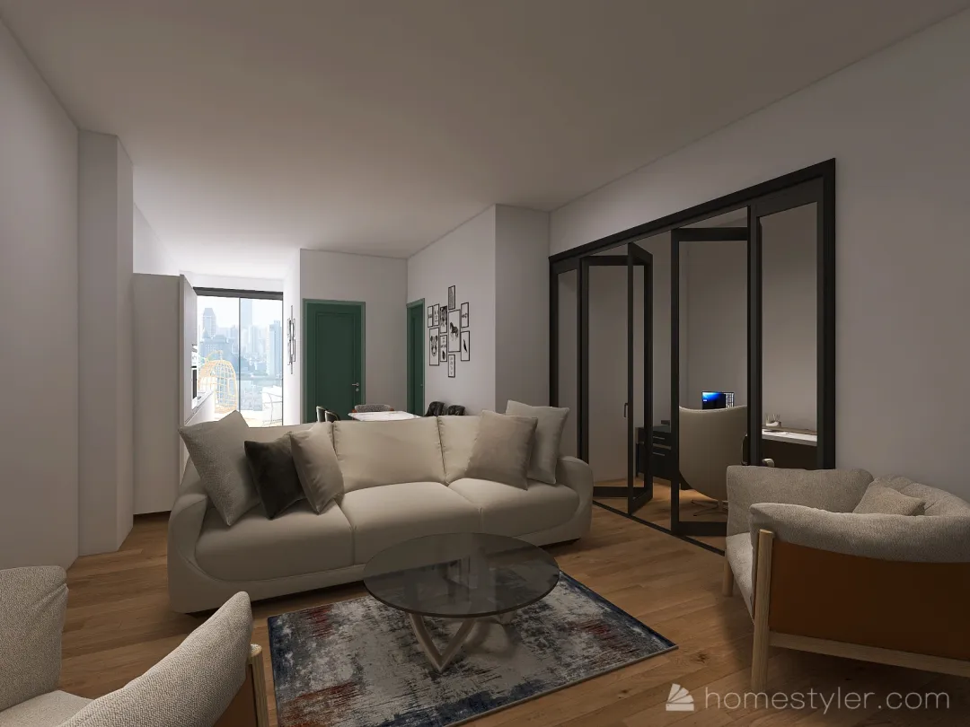 Final_JuneX_Draft_X4_New Project 3 room 3d design renderings