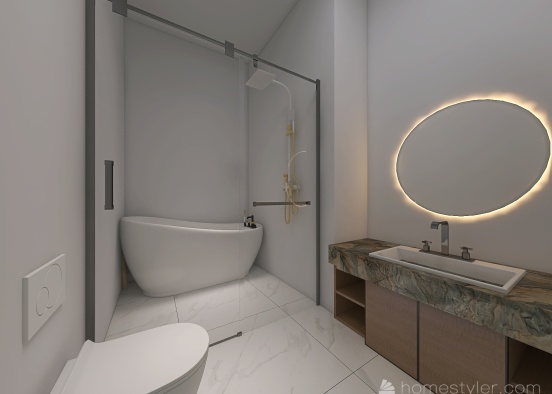 DraftX_X4_New Project 3 room Design Rendering