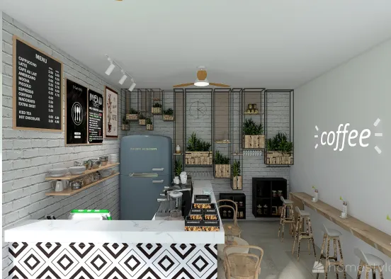 #CafeContest Coffee Vibes Design Rendering