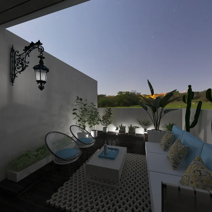 simple classy small villa 3d design renderings