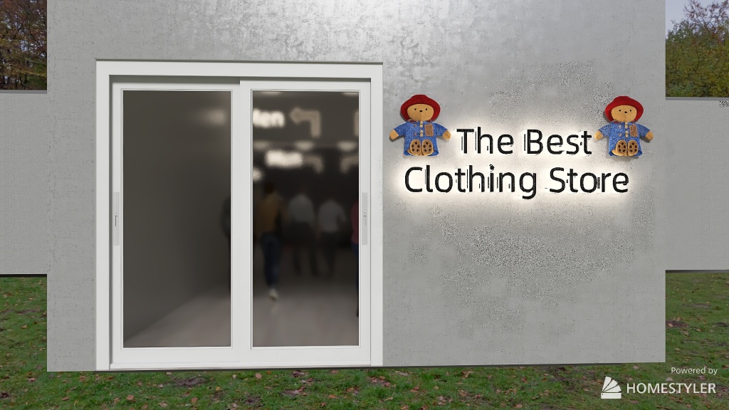 The Best Clothing Store 3d design renderings