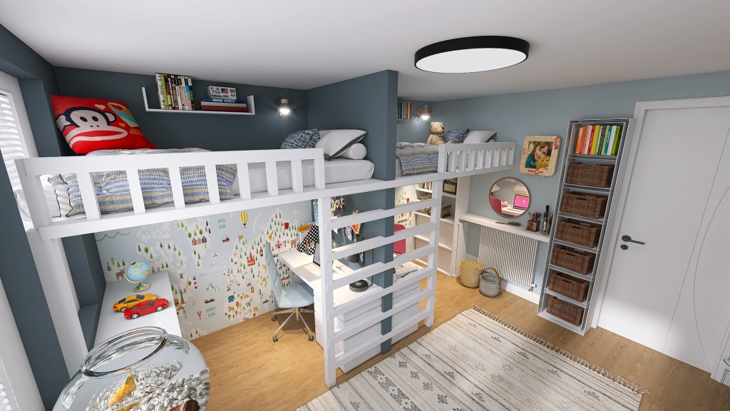 Sal's Double bunks 3d design renderings