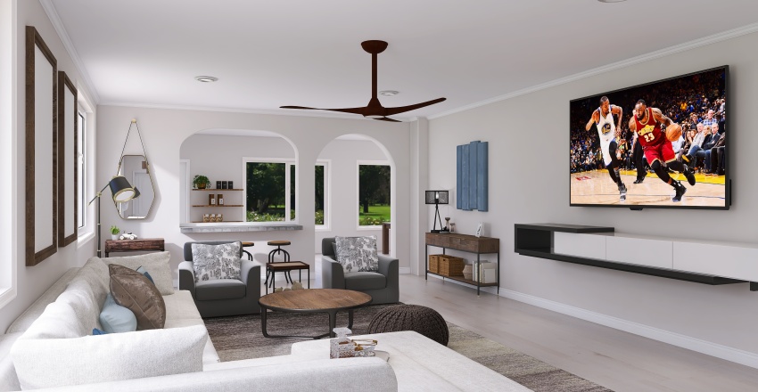 Hassleman Residence 3d design renderings
