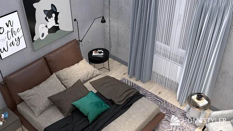 Дизайн-проект мини мотеля "Garage" 3d design picture 124.93