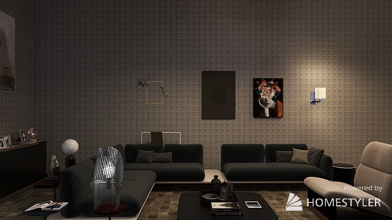 5 Wabi Sabi Empty Room 3d design renderings