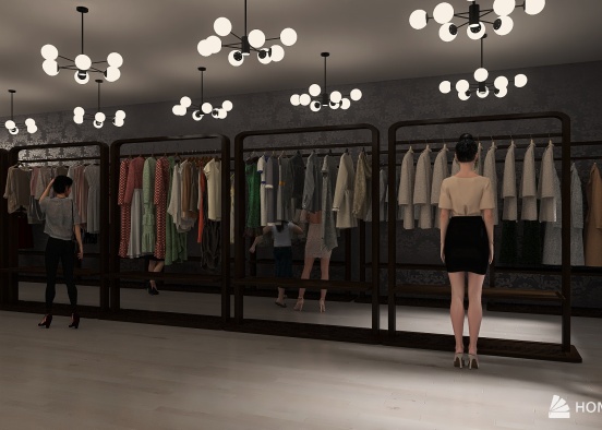 The Best Clothing Store Design Rendering