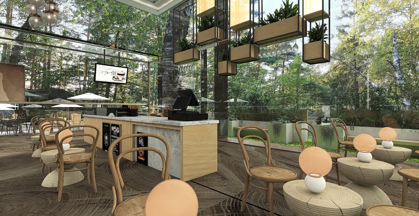 #CafeContest DeepForest 3d design renderings