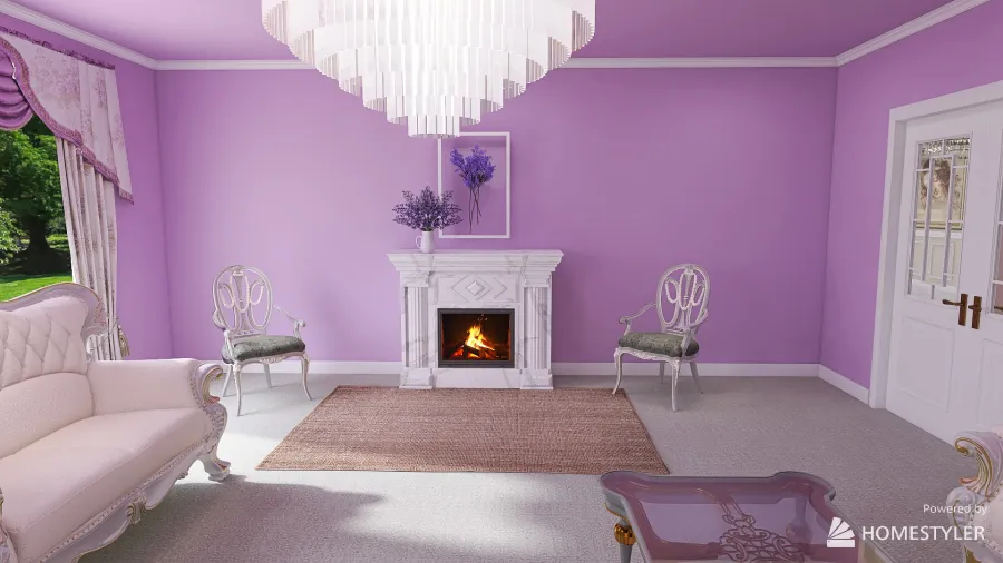lavender 3d design renderings