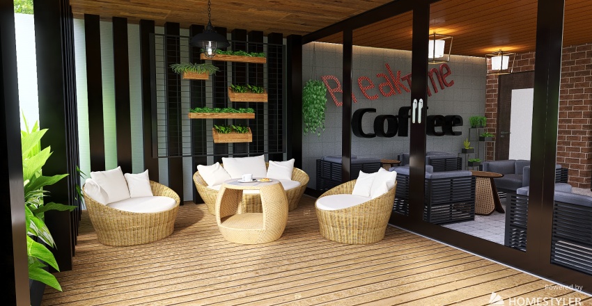 #CafeContest  BreakTime Coffee 3d design renderings