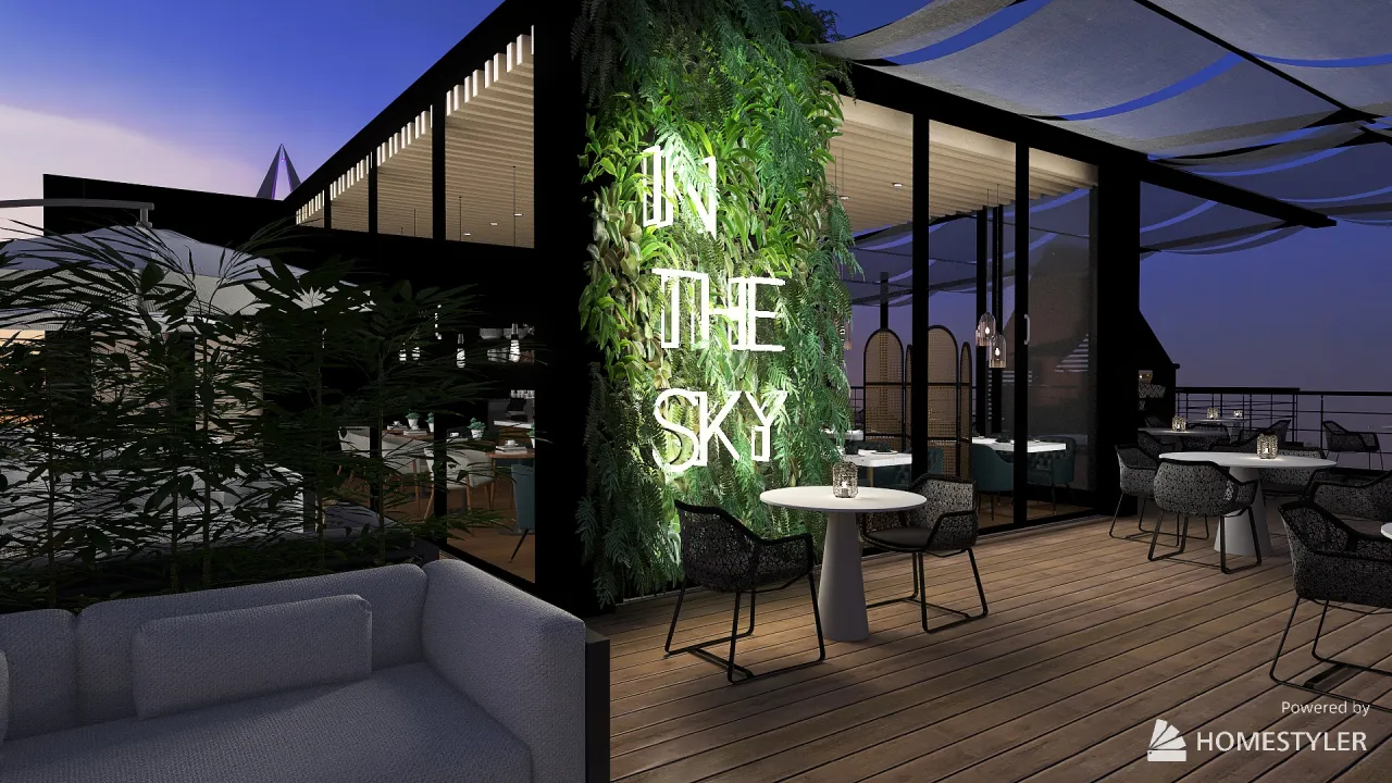 #CafeContest - IN THE SKY 3d design renderings