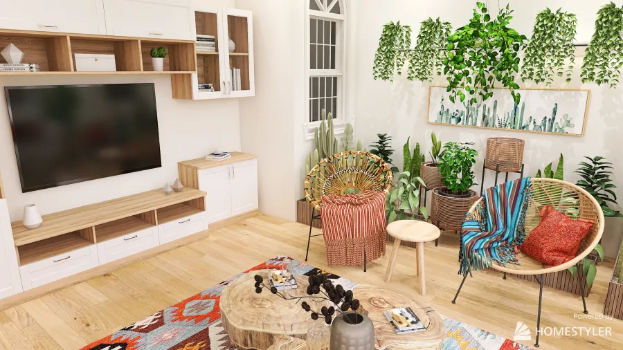 MAXICAN HOME GROUND FLOOR 3d design renderings