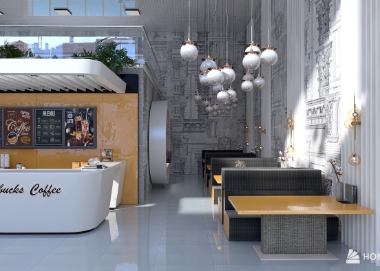 #CafeContest / Coffee House/ Design Rendering