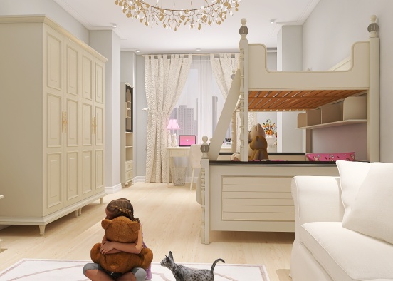 Детская комната для Ани Design Rendering