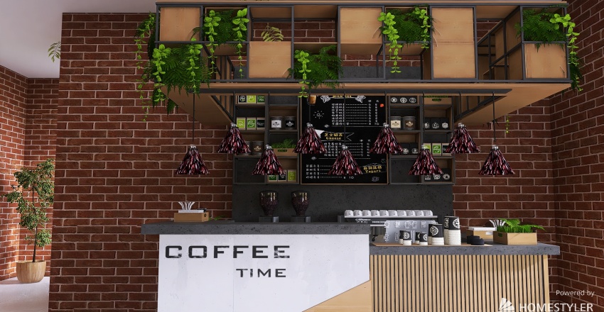 #CafeContest - Cowgirl Coffee 3d design renderings